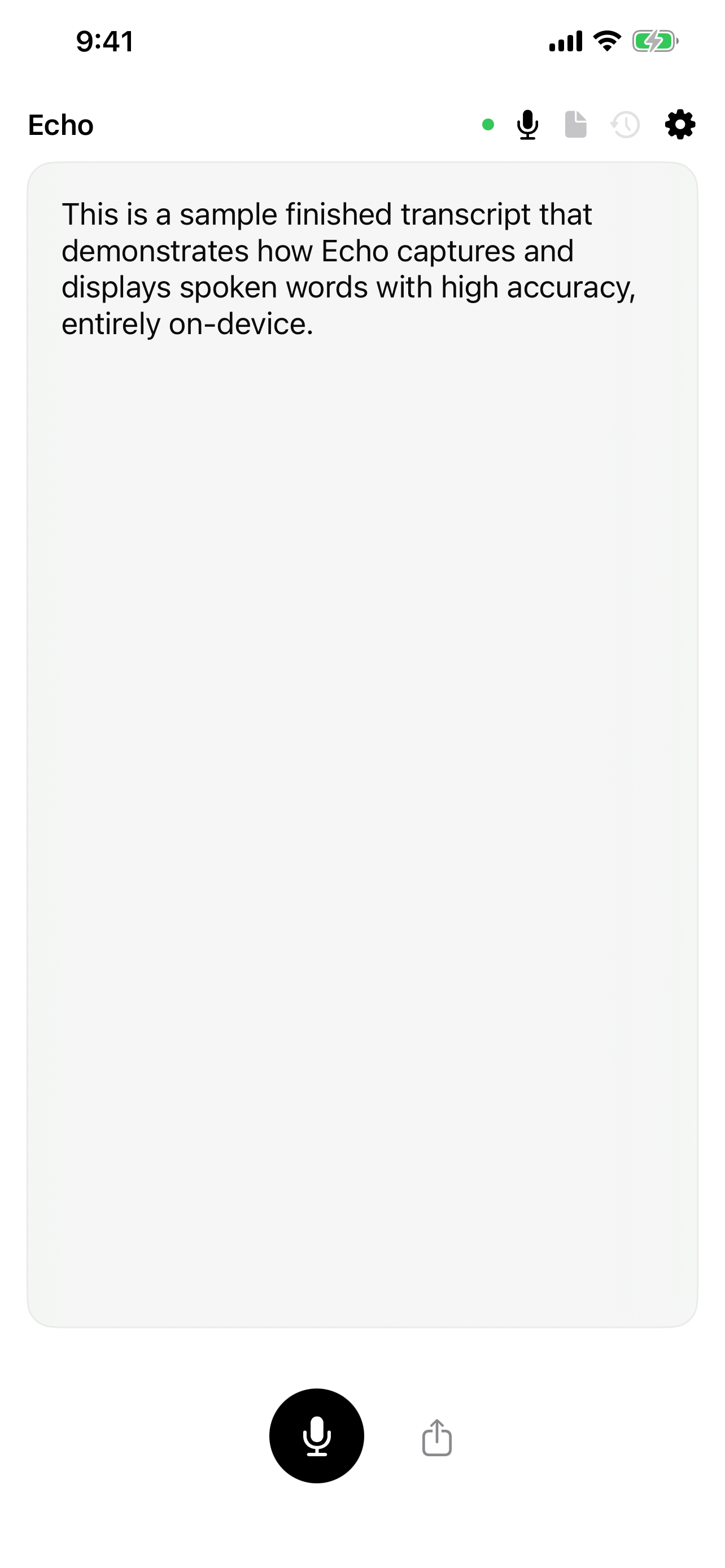 Voxprint finished transcript